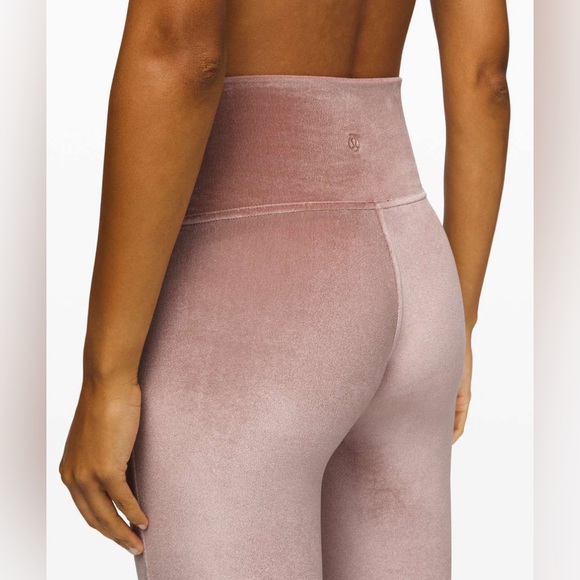 Lululemon Wunder Lounge High Rise Tight 28" Velvet size 8 Spanish Oak SPNO - Picture 4 of 5